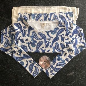 Lucky Brand Women’s Paisley Spring Knit Sweater